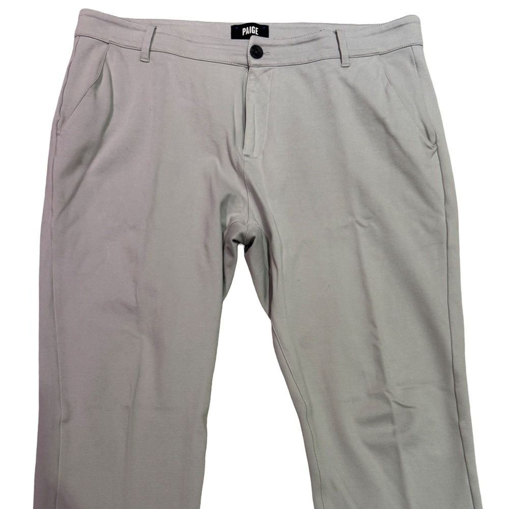 PAIGE Men's Light Gray Chinos